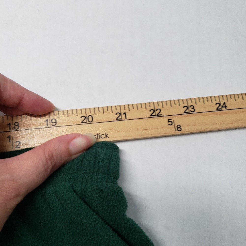 Vintage Outersport Fleece Shorts Womens XL Green Sweatshorts High Waisted Cozy - Picture 6 of 16
